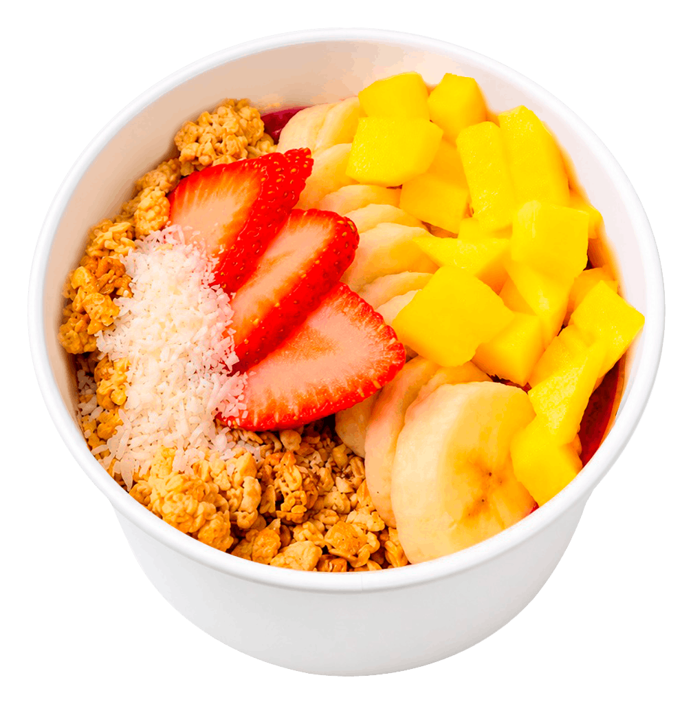 Dragon bowl con piña, mango y coco